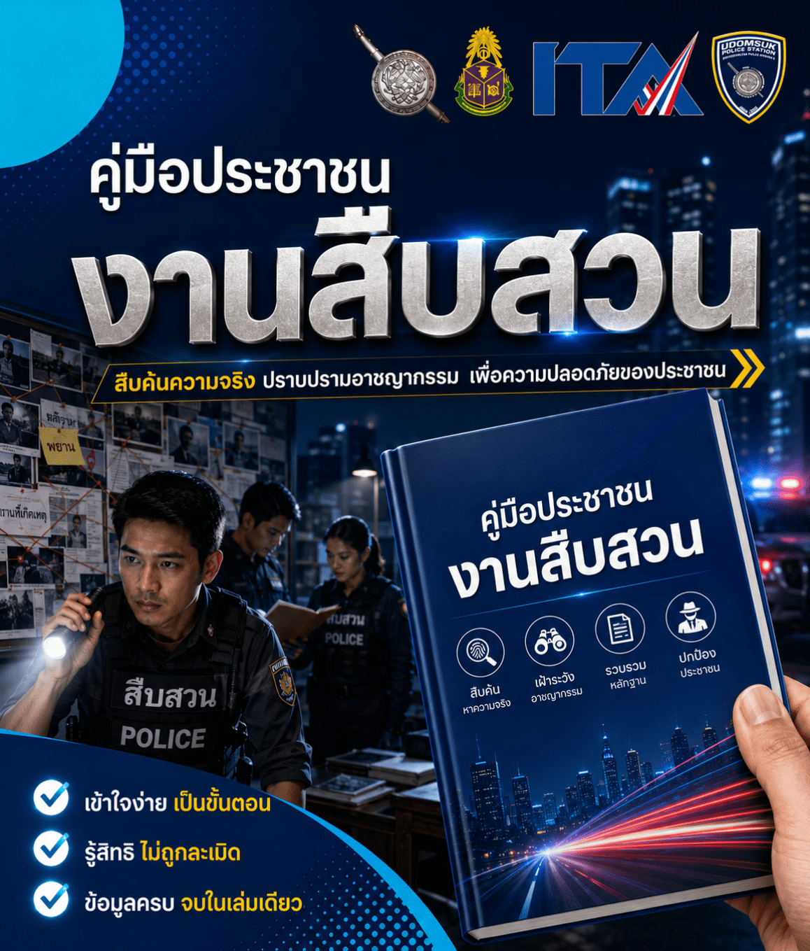 คู่มือการให้บริการประชาชน งานสืบสวน